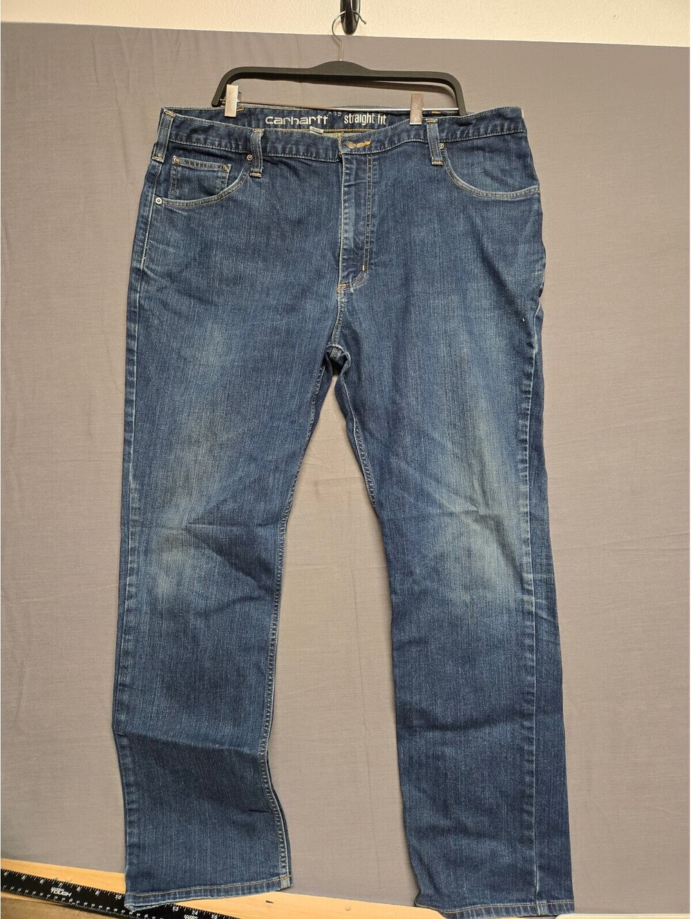 Carhartt Rugged Flex Straight Fit Blue Jeans 42x32
